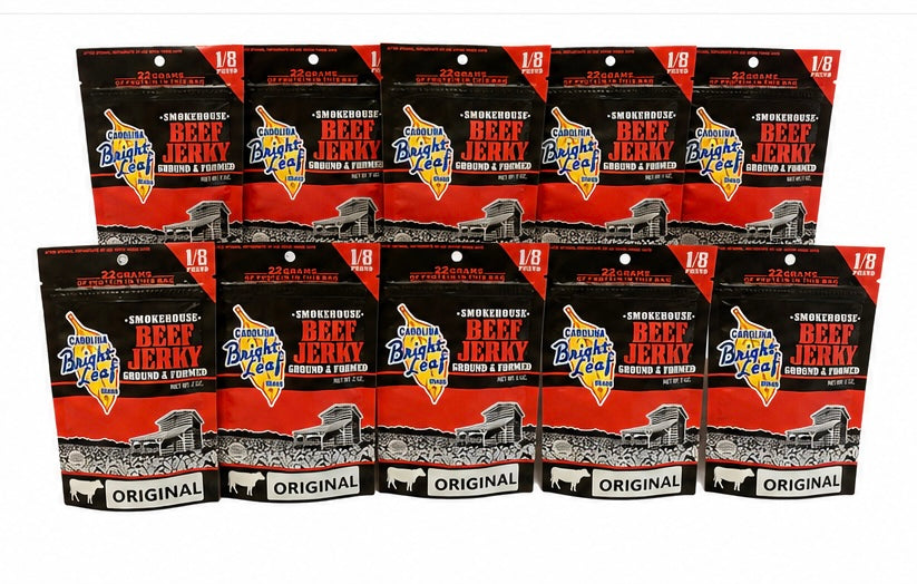 Bright Leaf ORIGINAL SMOKEHOUSE Beef Jerky 2 oz