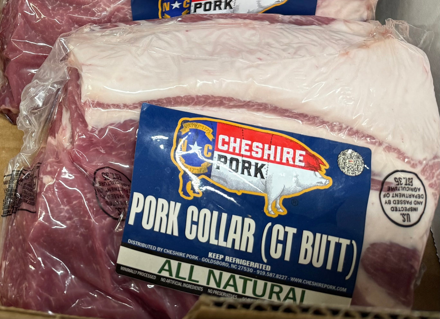 NC Cheshire Pork Collar ( The BBQ Money Muscle)