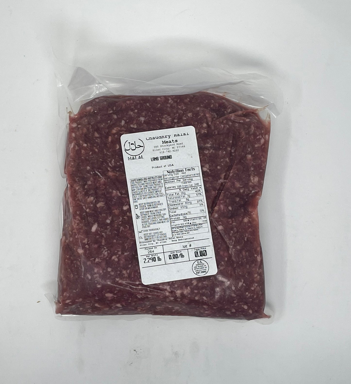 Ground Lamb 2lb+