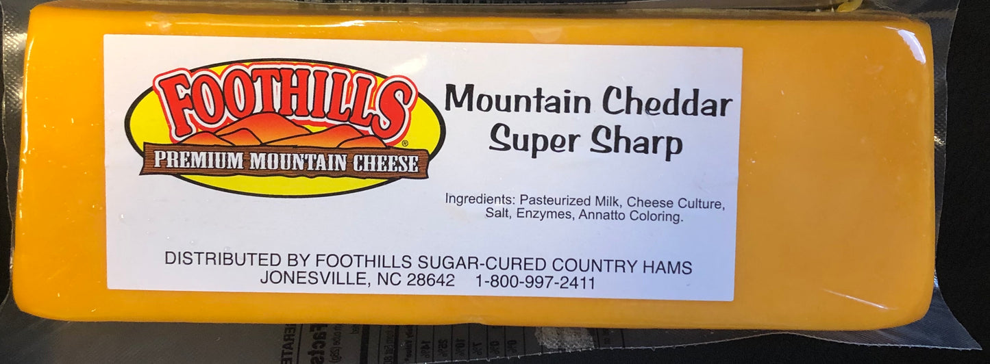 Foothills Super Sharp Cheddar Cheese