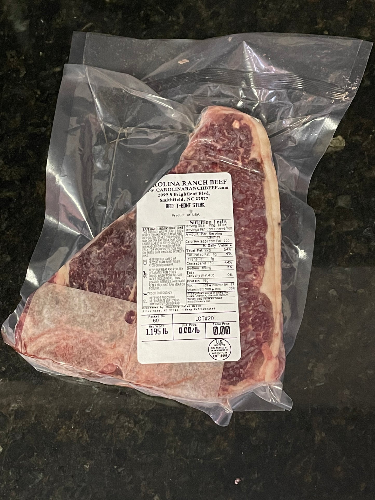 T-Bone Steak (Clayton, NC)