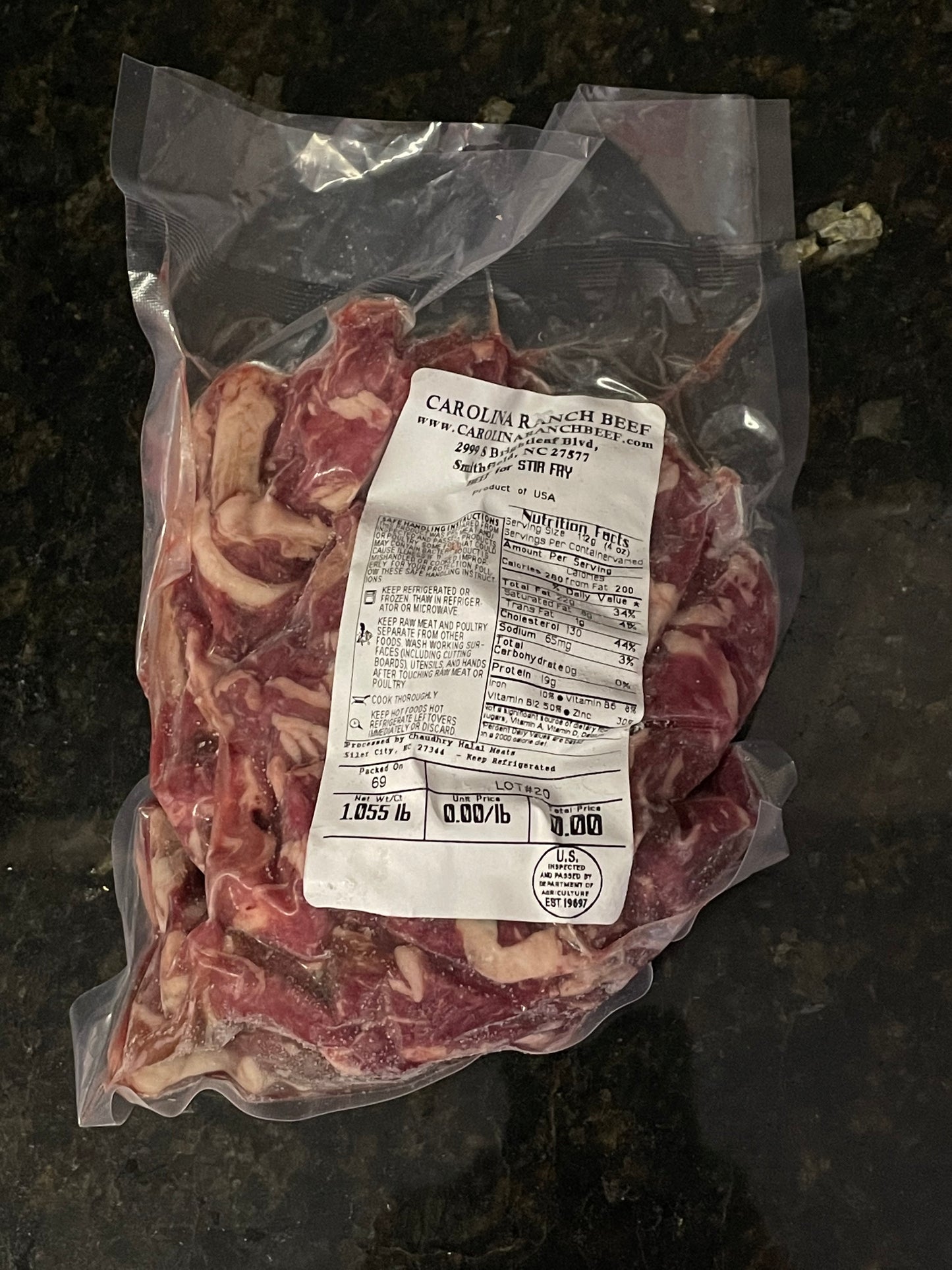 Stir Fry Beef(Thin Strips!) (Clayton,NC)