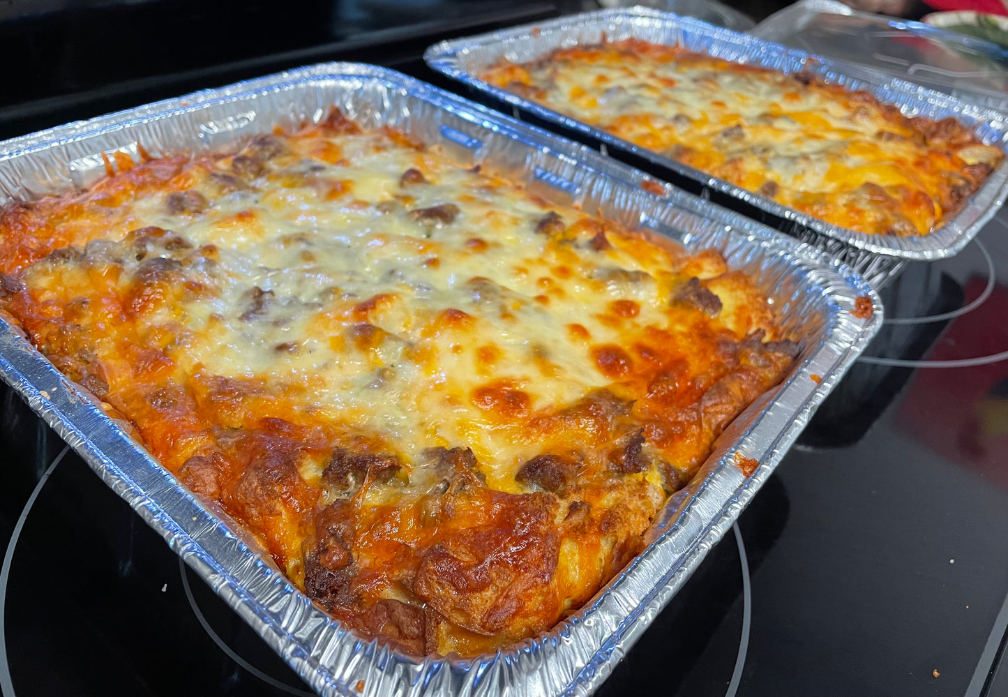 Donation: Sausage Egg and Cheese Casserole Meal (serves 5) for families in need around Clayton, NC