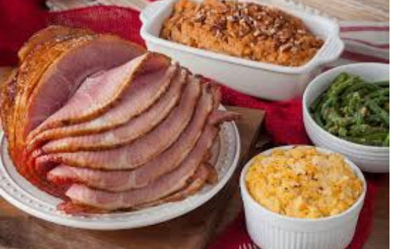 Holiday Spiral Sliced Glazed Ham Meal (serves 5) for families in need in Clayton, NC
