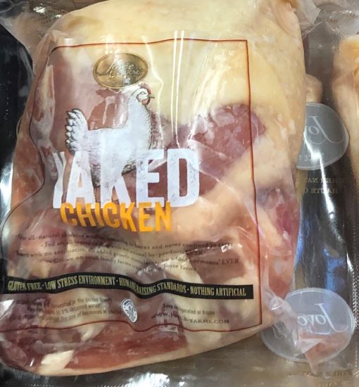 Joyce Farms Bone-In Skin On Chicken Thighs (1lb Package has 2-3 thighs))