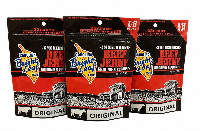 Bright Leaf ORIGINAL SMOKEHOUSE Beef Jerky 2 oz