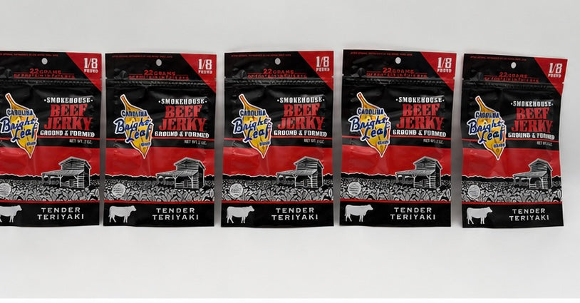 Bright Leaf Beef Jerky Tender Teriyaki 2 oz