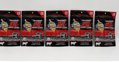 Bright Leaf Beef Jerky Tender Teriyaki 2 oz