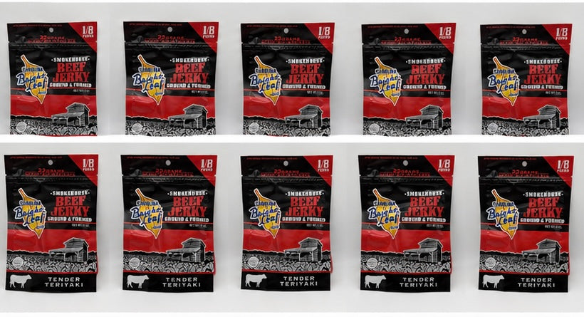Bright Leaf Beef Jerky Tender Teriyaki 2 oz