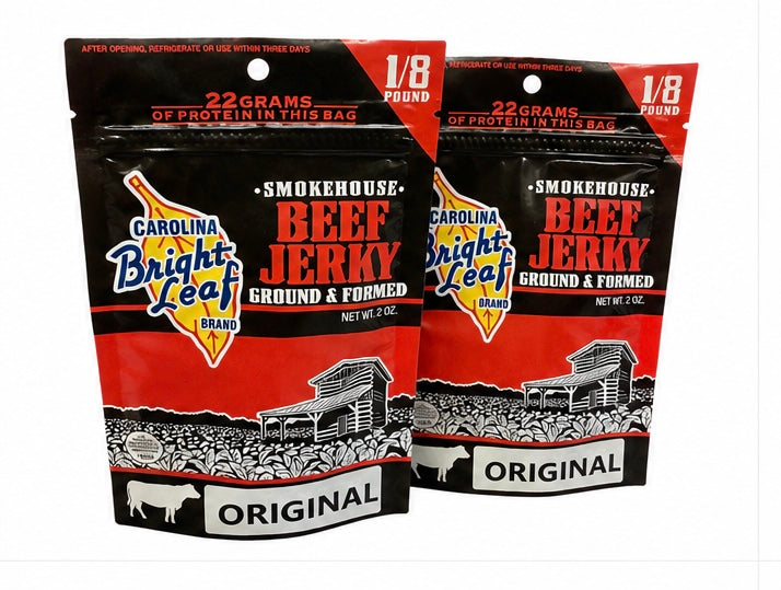 Bright Leaf ORIGINAL SMOKEHOUSE Beef Jerky 2 oz