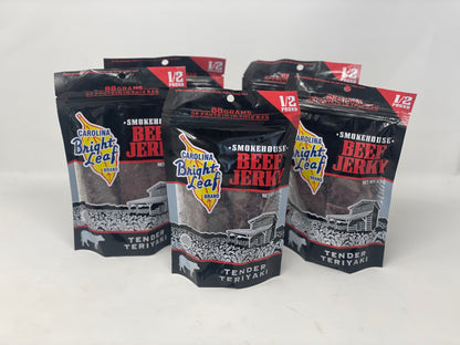 Bright Leaf Beef Jerky Tender Teriyaki 1/2 POUND BAG!