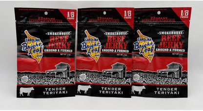 Bright Leaf Beef Jerky Tender Teriyaki 2 oz