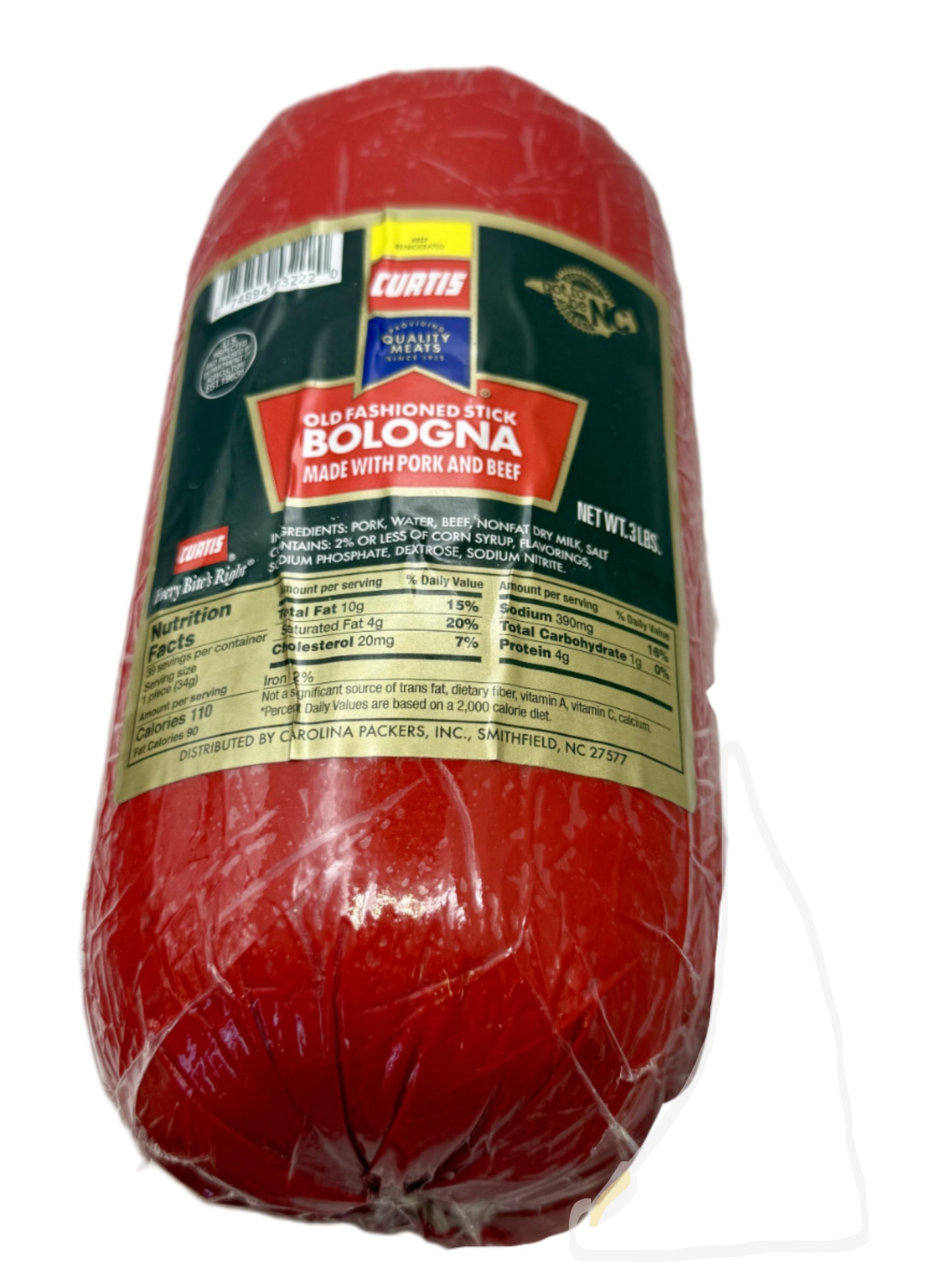 Curtis Stick Bologna Special (2 sticks)- Free Shipping in many states East of the Mississippi