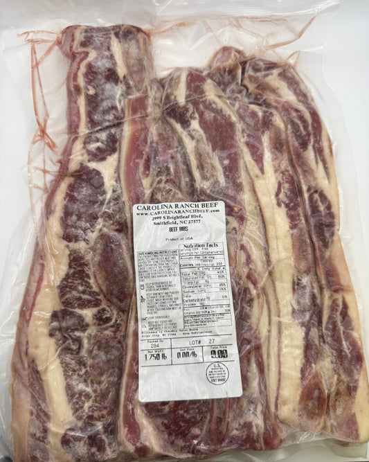 Beef Flanken Cut Ribs (Often used in Korean BBQ)