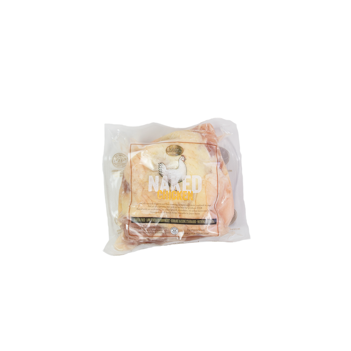 Joyce Farms Bone-In Skin On Chicken Thighs (1lb Package has 2-3 thighs))