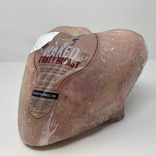 Turkey Breast Bone in (10-12 lbs) Joyce Farms Naked Turkey