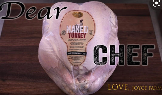 Turkey (19-20lbs) Joyce Farms Naked Turkey