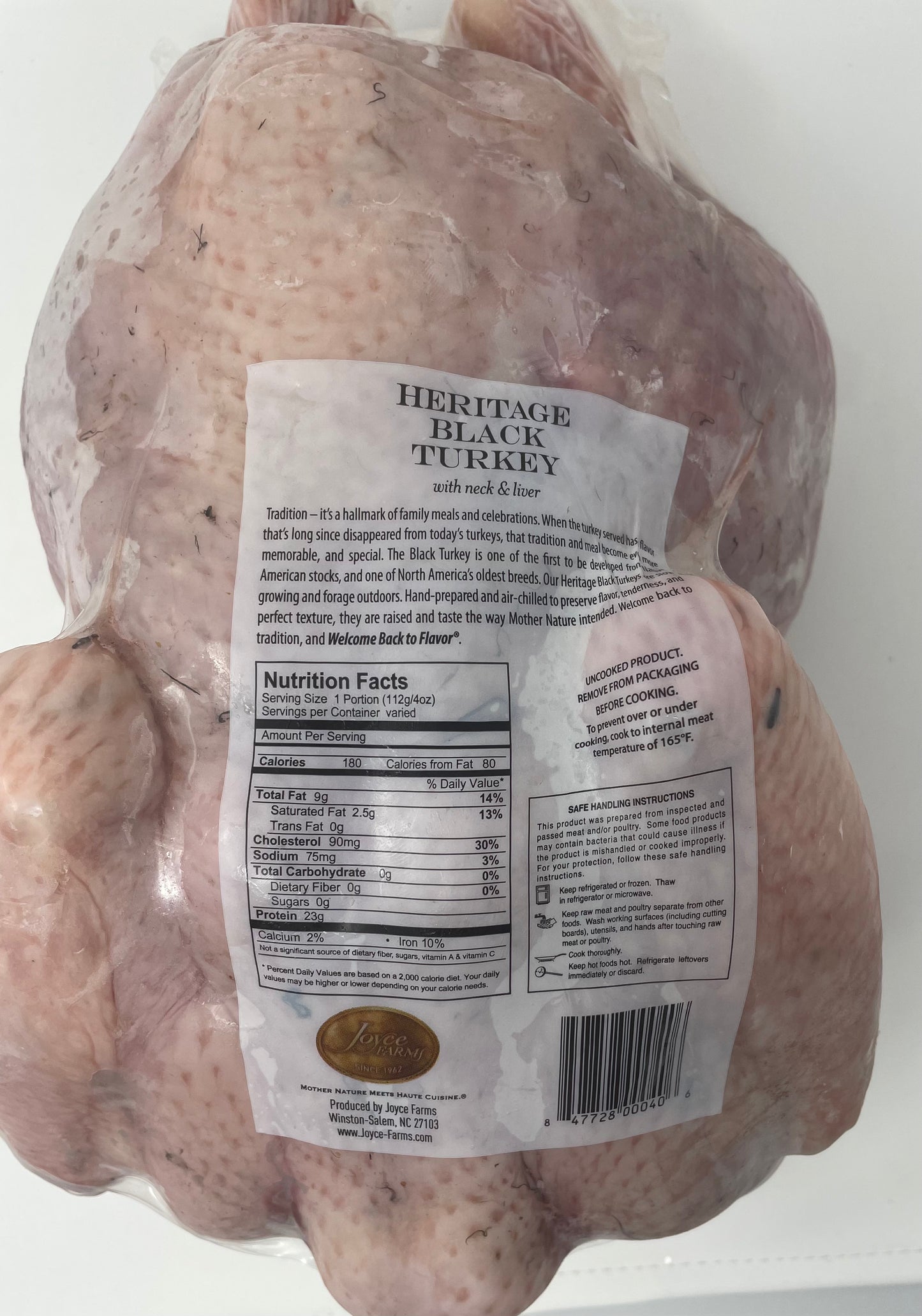 Heritage Black Turkey- Joyce Farms